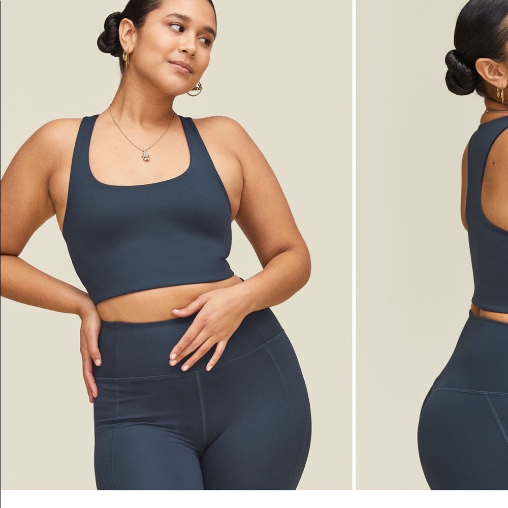 Girlfriend Collective Sports Bra - Mustard Colored